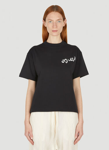 Soulland Anya Balder Logo T-Shirt Black sld0249001