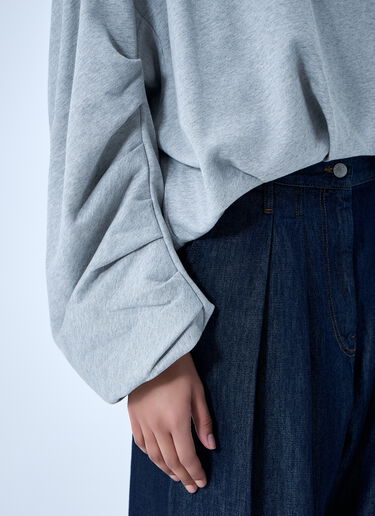 Dries Van Noten Oversized Crewneck Sweater Grey dvn0263003