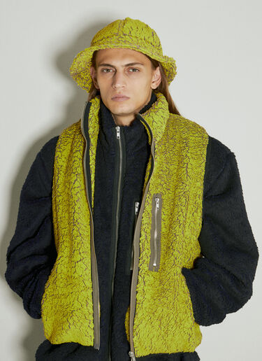 Song for the Mute Painted Fleece Bucket Hat Yellow sfm0154015