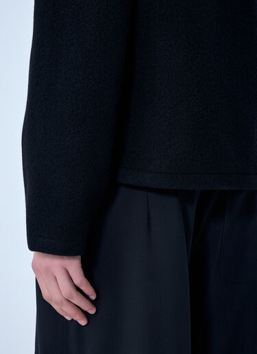 RIER Wool Zip-Up Jacket Black rrr0364003