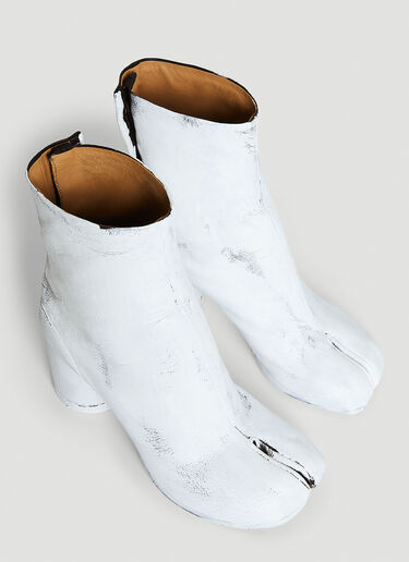 Maison Margiela Tabi Painted Boots White mla0244023