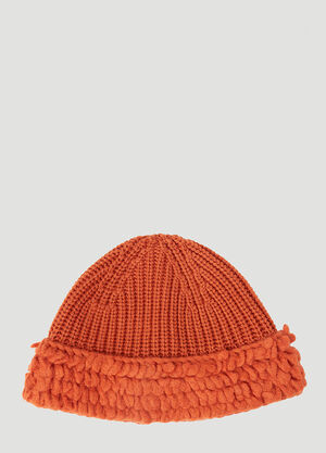 Moncler Salehe Bembury Wool Beanie Hat Orange msb0354003
