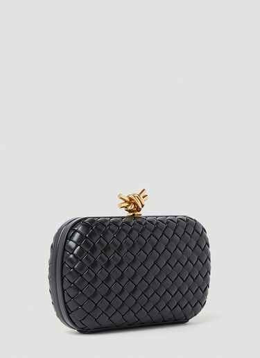 Bottega Veneta Knot Minaudiere Clutch Bag Black bov0253025