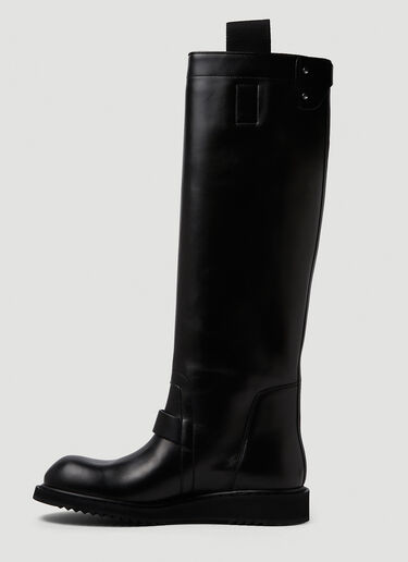 Rick Owens Anthem Jack Boots Black ric0149035