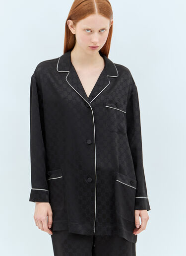 Gucci GG Jacquard Shirt Black guc0257025