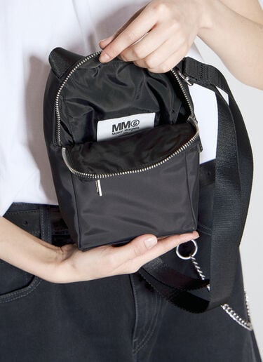 MM6 Maison Margiela Anatomic Small Messenger Bag Black mmm0353005