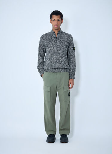 Stone Island Logo Patch Sweater Black sto0164072