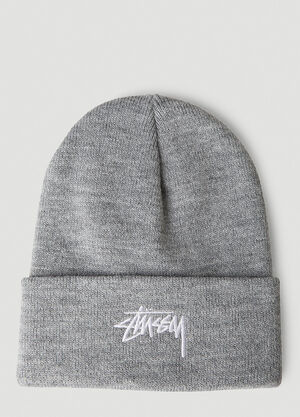 Stüssy Stock Cuff Beanie Hat Grey sts0159008
