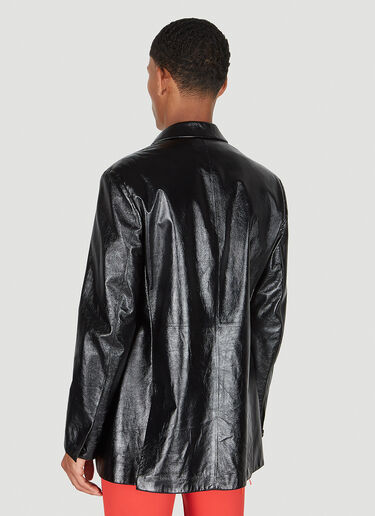 Leather Blazer Marni Leather Blazer Black mni0152004