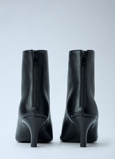 Toteme Soft Nappa Ankle Boots Black tot0265025