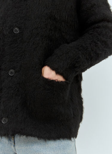 Acne Studios Fluffy Cardigan Black acn0158014