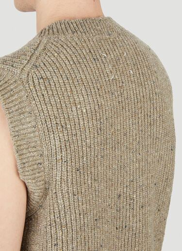 Knit Vest Maison Margiela Knit Vest Beige mla0151007