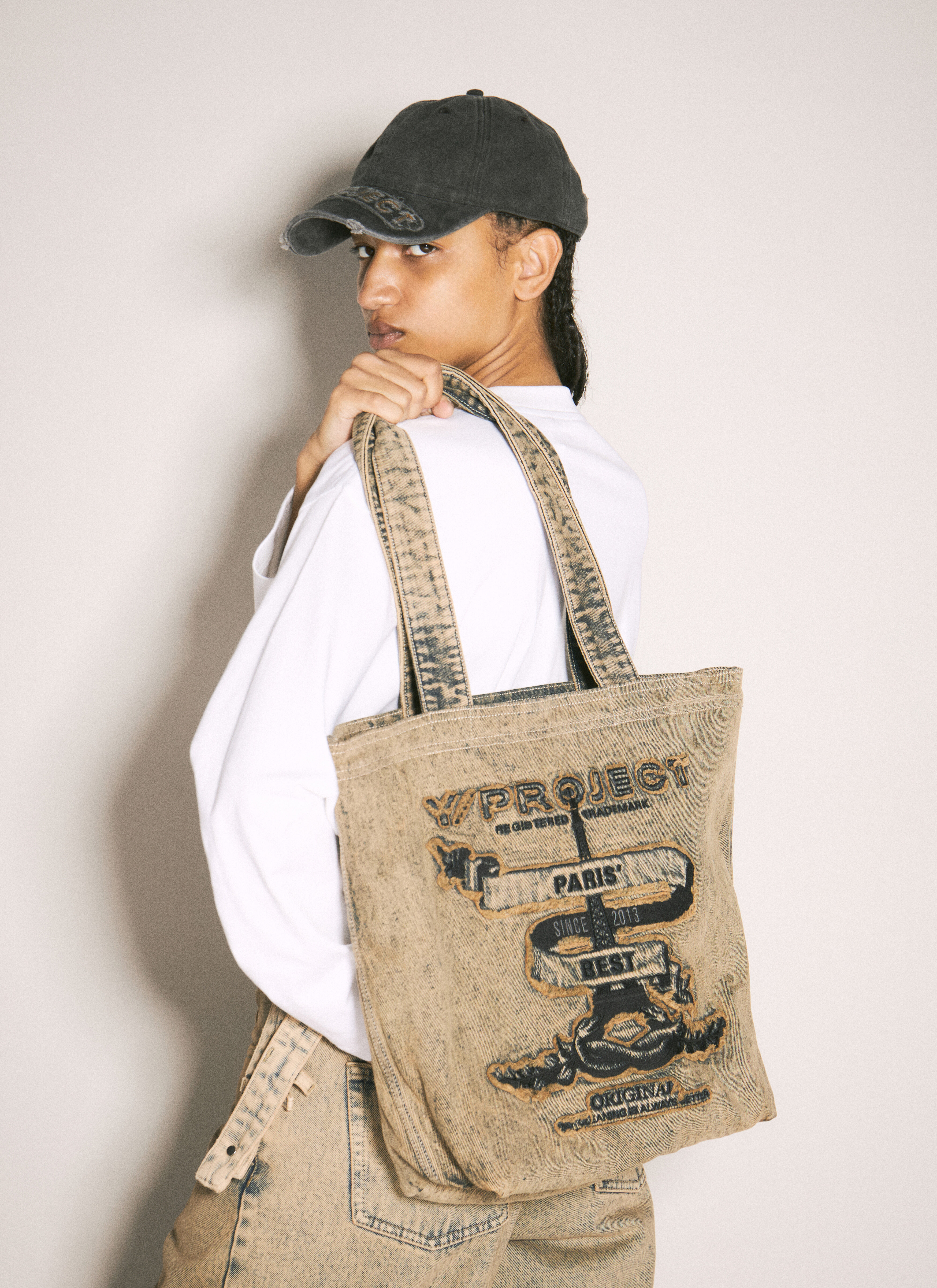 Y Project Women s Paris Best Tote Bag in Beige LN CC