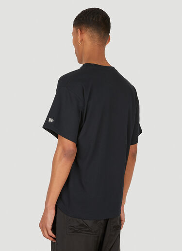 Yohji Yamamoto Logo Print Round Hem T-Shirt Black yoy0148011