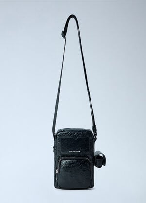 Balenciaga Superbusy Vertical Arena Bag Black bal0164022