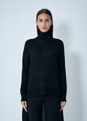 TOTEME Double-sleeve turtleneck Black tot0262033