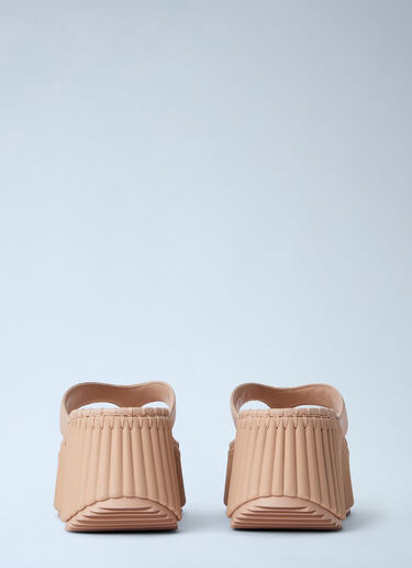 Chloé Nama Wedge Sandals Beige chl0264033