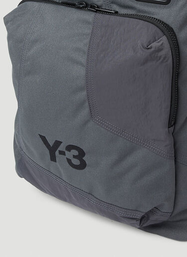 Y-3 Logo Print Tote Bag Grey yyy0152043