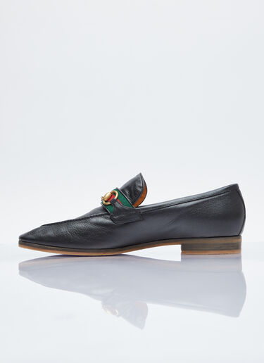 Gucci Horsebit Web Loafers Black guc0154022