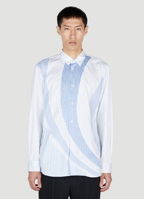 Comme des Garçons SHIRT ストライプシャツ グレー cdg0154006