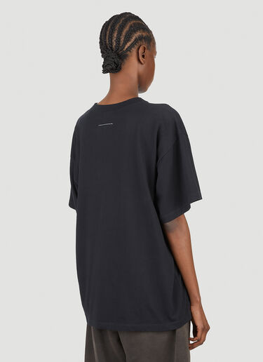 MM6 Maison Margiela Logo T-Shirt Black mmm0251009