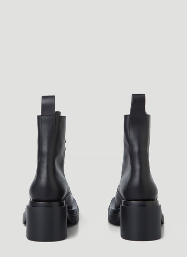 Bottega Veneta 系带 Lug 靴子 黑 bov0245123