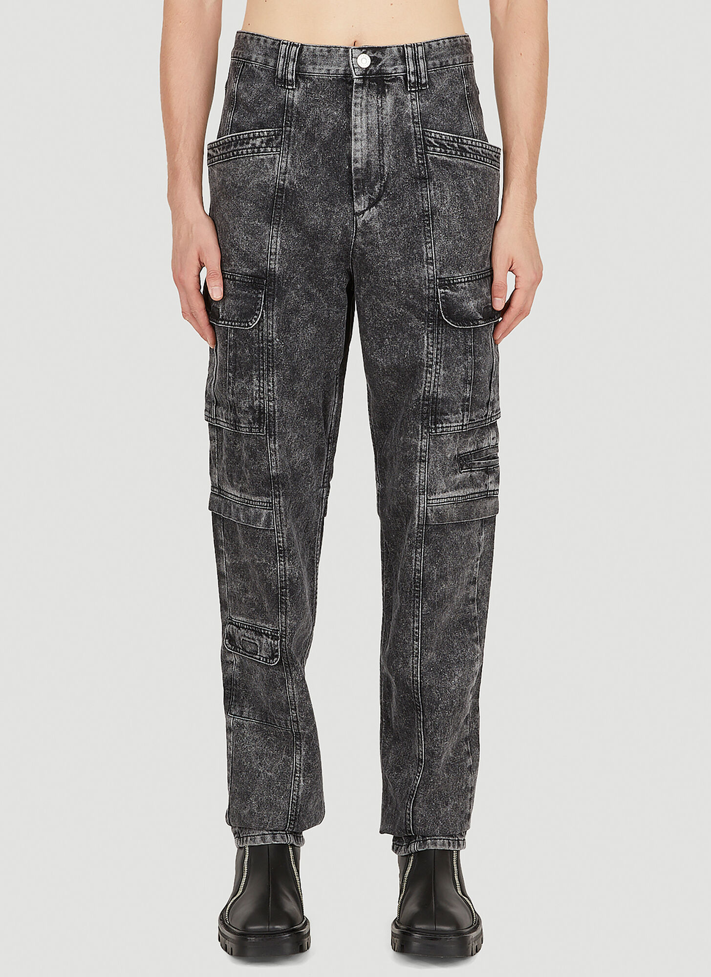 Isabel Marant Jerwan Jeans Male Black In Grey