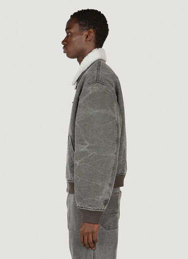 Acne Studios Canvas Bomber Jacket Grey acn0151012