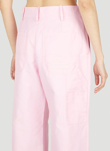 Marni Straight Leg Drawstring Pants Pink mni0251016