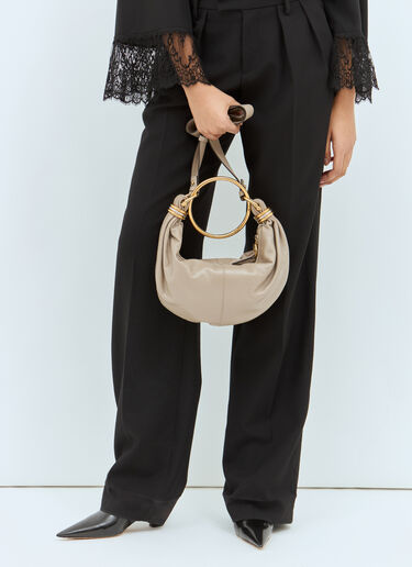 Chloé Small Bracelet Hobo Bag Grey chl0258040