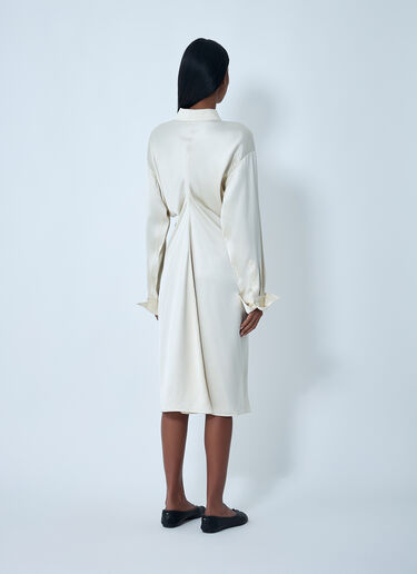TOTEME Slouch Shirt Dress White tot0262020