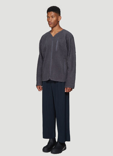 Homme Plisse Issey Miyake Pleated Wide-Leg Pants Navy hmp0138014