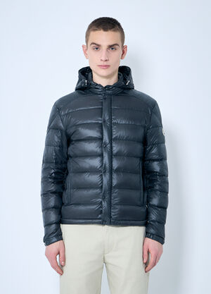 Moncler Gliere Hooded Short Down Jacket Navy mon0159012