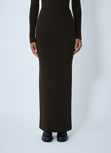 Knit Midi Skirt Max Mara Knit Midi Skirt Green max0262056