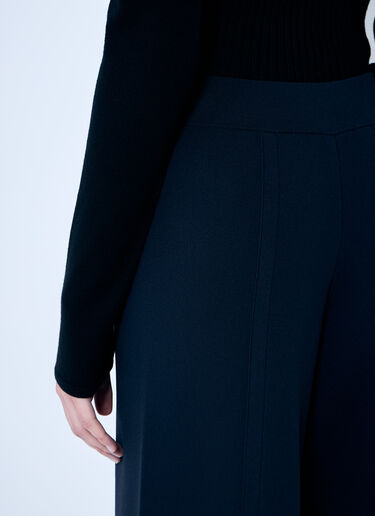 Max Mara Knit Wide Leg Pants Navy max0259002