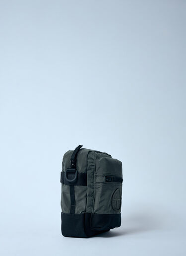 Stone Island ロゴパッチクロスボディバッグ  グリーン sto0160063