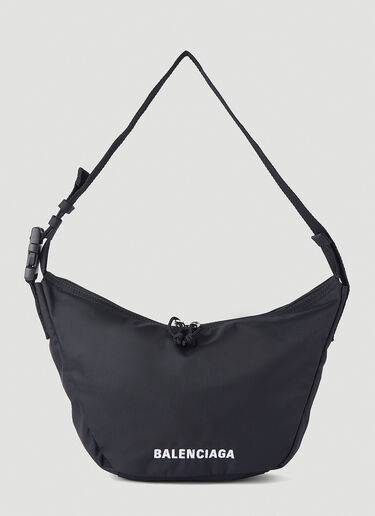Balenciaga Wheel Sling Bag Black bal0245156