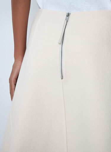 Panelled Wool-Blend Maxi Skirt Moncler + Jil Sander Panelled Wool-Blend Maxi Skirt White mjl0262003