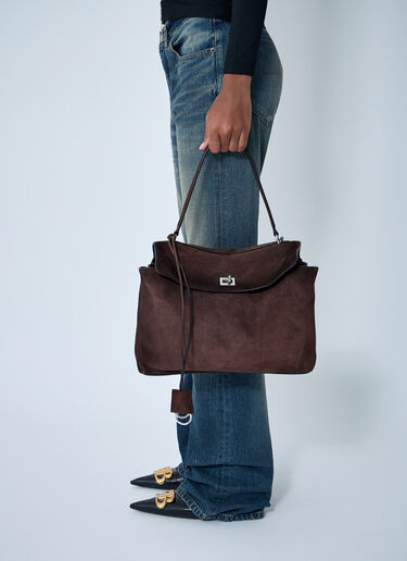 Balenciaga Medium Rodeo Shoulder Bag Brown bal0262026