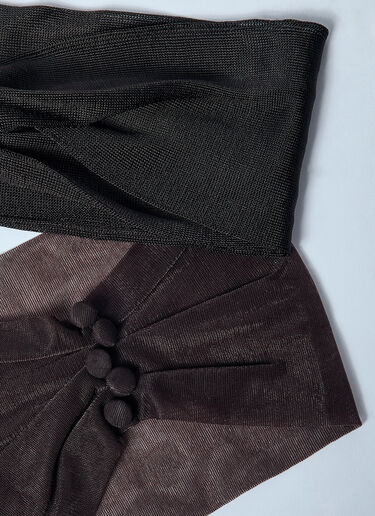 Saint Laurent Hat And Scarf Set Brown sla0258053
