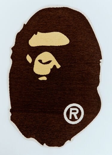 A BATHING APE® 猿人头毯子 棕色 aba0154029