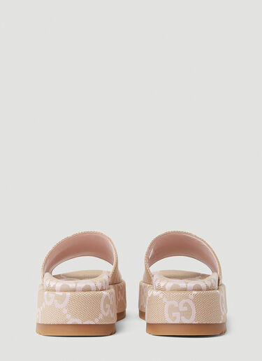 Gucci Jumbo GG Platform Sandals Pink guc0251283
