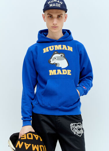 Human Made 徽标印花连帽运动衫  蓝色 hmd0154011