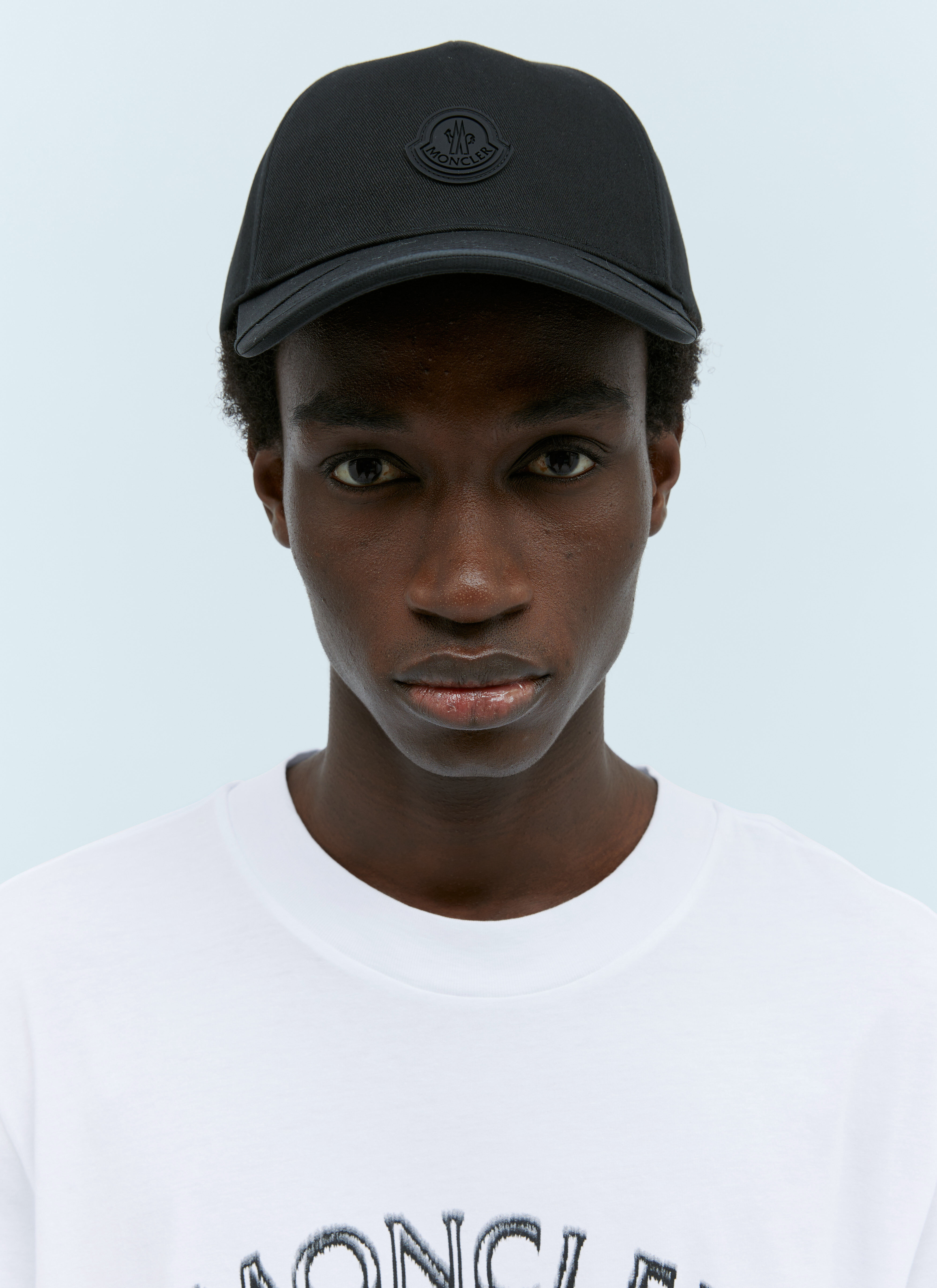 Moncler logo patch cap on sale