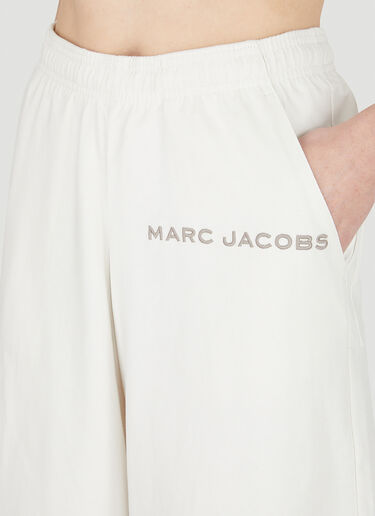 Marc Jacobs Logo Print Shorts White mcj0247015