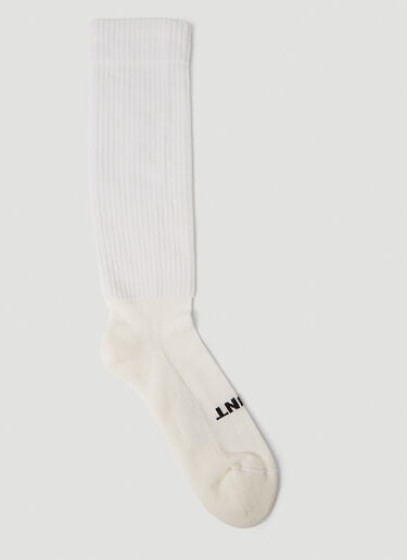 Rick Owens So Cunt Socks White ric0151035