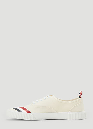 Thom Browne Canvas Sneakers White thb0144006