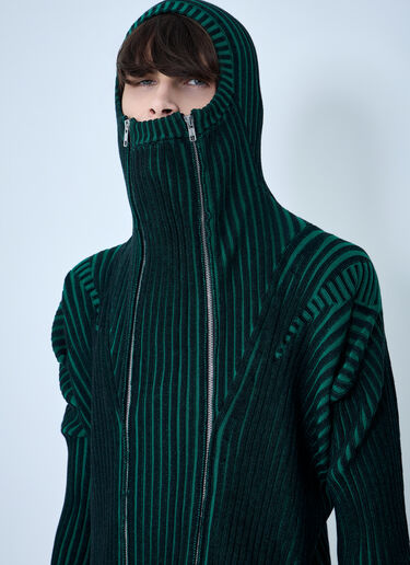 LUEDER Healer Knit Zip Jacket Green ldr0364002