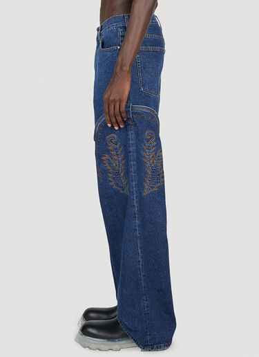 Y/Project Cowboy Cuff Jeans Blue ypr0352006