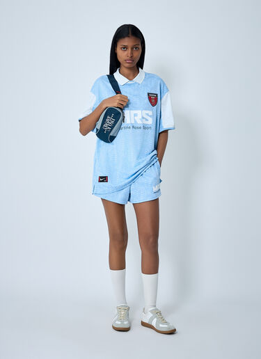 Nike x Martine Rose ロゴモチーフポロシャツ ブルー nik0362105